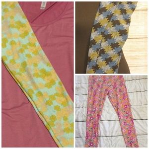 Bundle of 3 LulaRoe Tall & Curvy Leggings